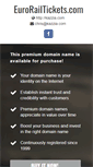 Mobile Screenshot of eurorailtickets.com